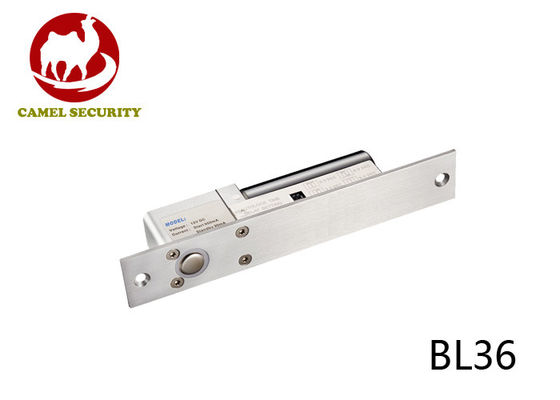 Deadlocked Fail Safe Electric Lock , Door Bolt Lock DC12V / 450mA Voltage