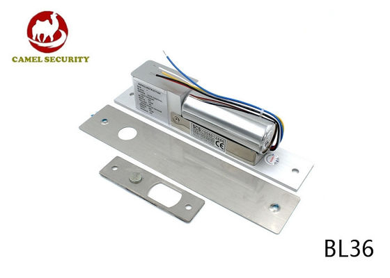 Deadlocked Fail Safe Electric Lock , Door Bolt Lock DC12V / 450mA Voltage