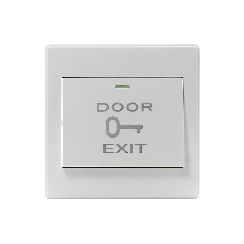 86*86mm Door Exit Push Button with Fireproof PVC Backbox 100 thousand tested